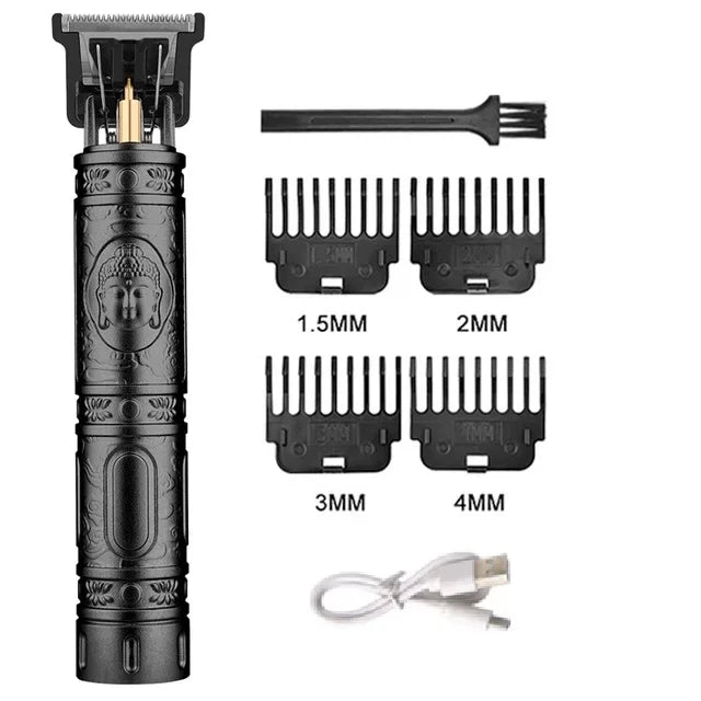 Cordless Hair Trimmer & Clipper – USB Fast Charging | Barber-Style Home Haircut Machine