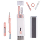 7-in-1 Keyboard & Earphone Cleaning Kit – Computer Cleaner Brush Set with Keycap Puller