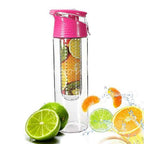 Fruit Infuser Water Bottle with Built-In Straw – 20 oz BPA-Free