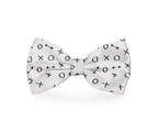 Hugs & Kisses Dog Bow Tie – Durable 2"x4" Over-Collar Pet Bow Tie