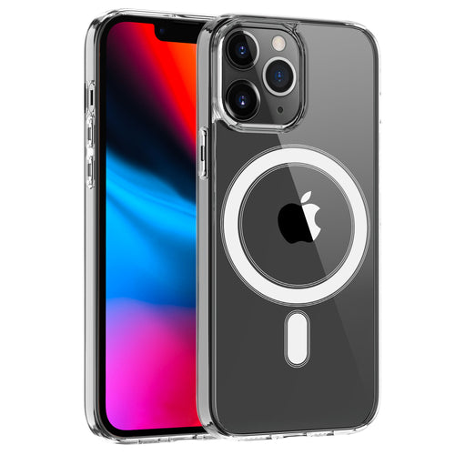 KIKO Transparent MagSafe iPhone 13 Pro Case – Magnetic Clear Protective Cover