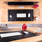 Rawlins Genuine Leather Desk Pad – Large Non-Slip Mouse & Keyboard Mat