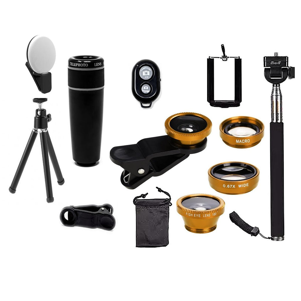 11-in-1 Smartphone Camera Lens Kit – Wide Angle, Macro, Fisheye & More