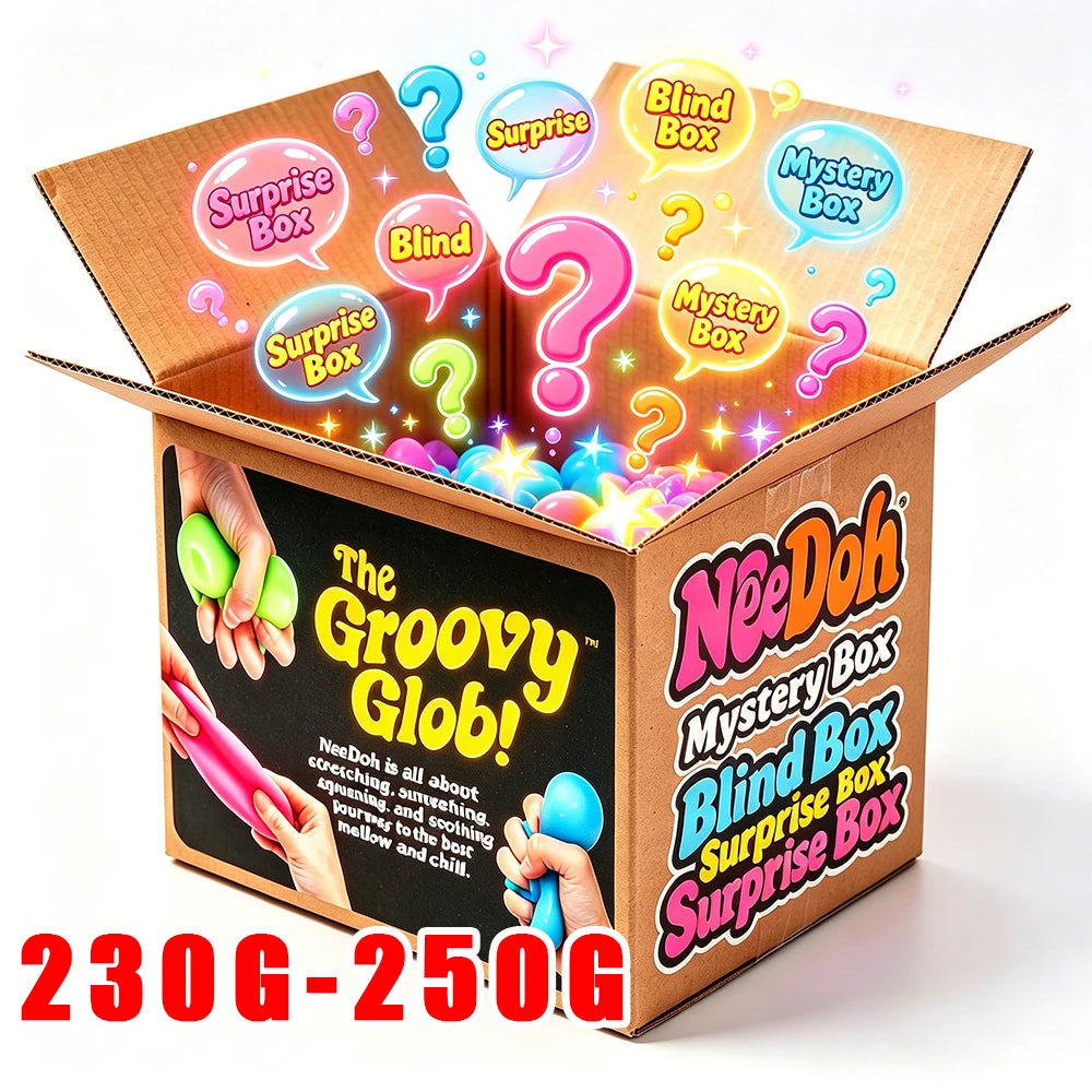 2026 NeeDoh Schylling Squeez Toy Squishy Blind Box Multi Slow-Rising Squishy ADHD Stress Relief Fingertip Toy Mystery Box Gift