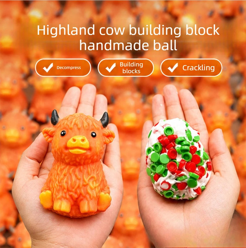 Butter Stick Squishy Fidget Toy, Crunchy Squeeze Stress Ball,Soft Block Anti Anxiety Relief Hand Toy Cute Gift Adults