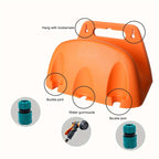 Wall-Mounted Garden Hose Rack – Heavy-Duty Outdoor Hose Storage Holder