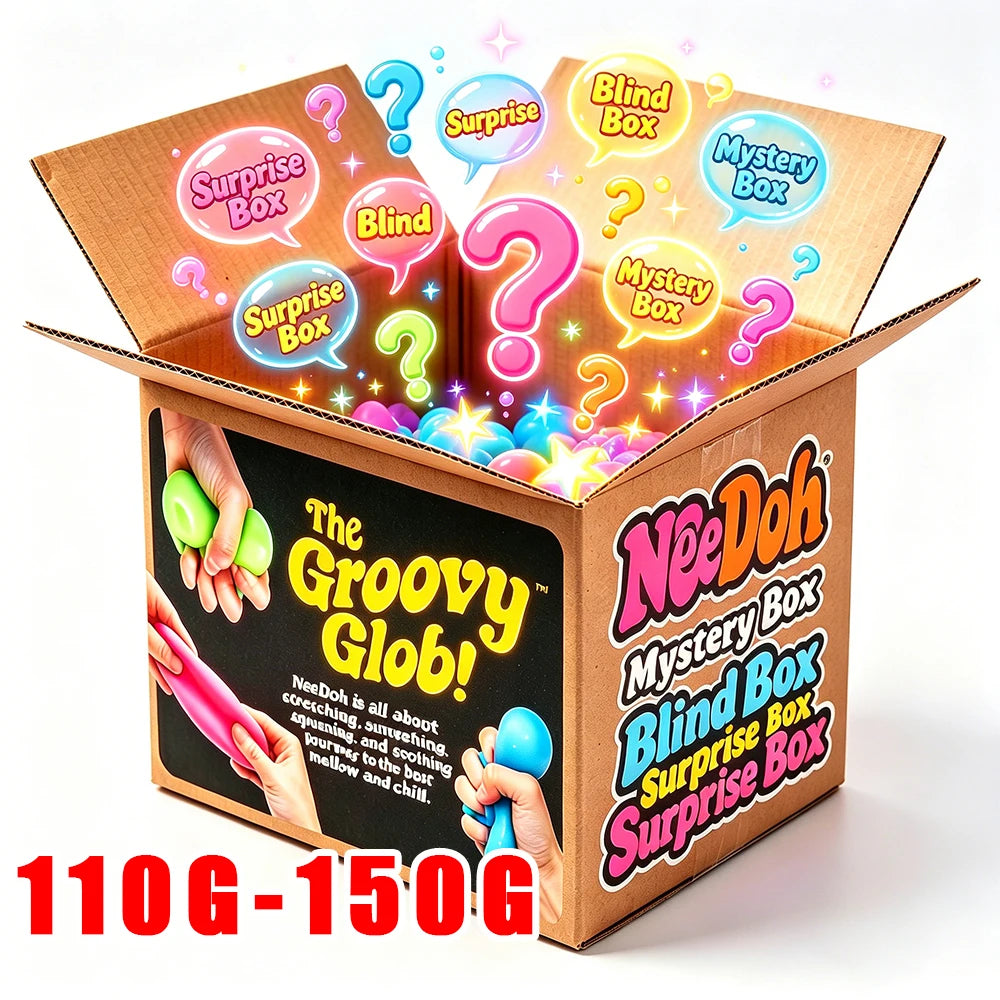 2026 NeeDoh Schylling Squeez Toy Squishy Blind Box Multi Slow-Rising Squishy ADHD Stress Relief Fingertip Toy Mystery Box Gift